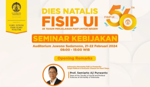 Fisip UI Kembali Gelar Dies Natalis ke-56